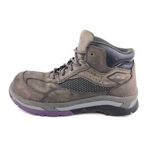 NEW WORX women's safety toe work boots in grey